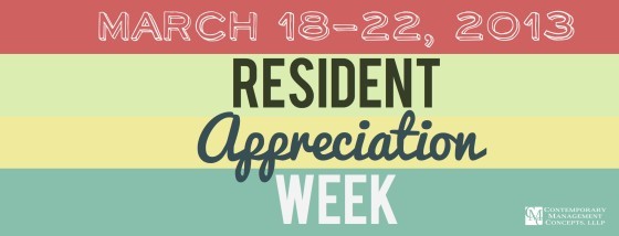 CMC's Resident Appreciation Week 2013